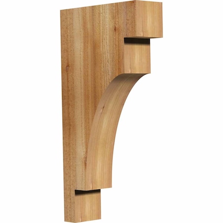 Ekena Millwork Mediterranean Rough Sawn Corbel, Western Red Cedar, 4"W x 12"D x 24"H COR04X12X24MED00RWR